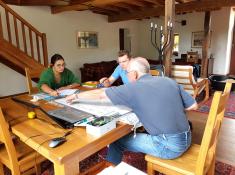 Travailler dans la grande salle